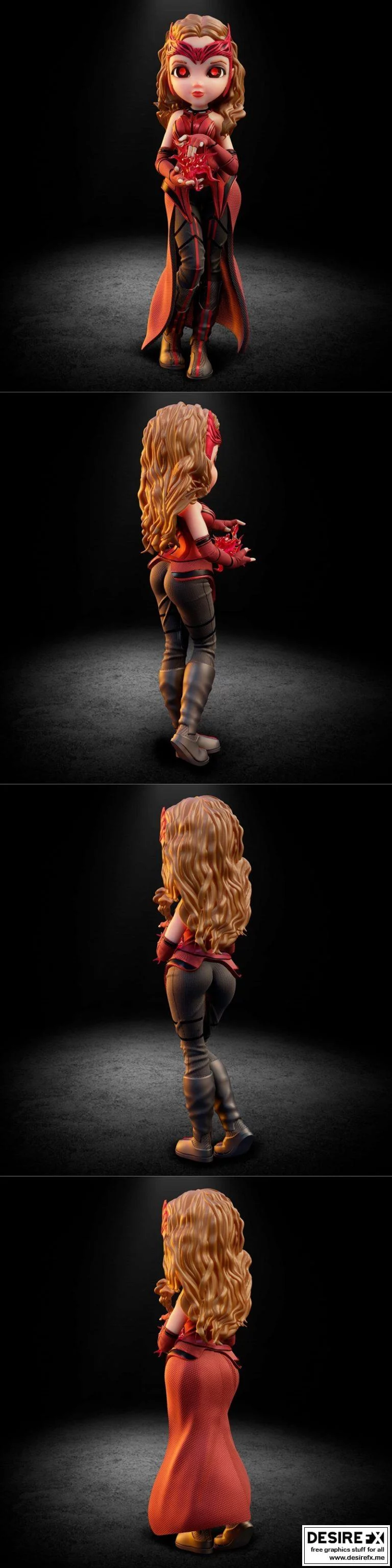 汪达·马克西莫夫 3D打印模型|Wanda Maximoff – 3D Print Model