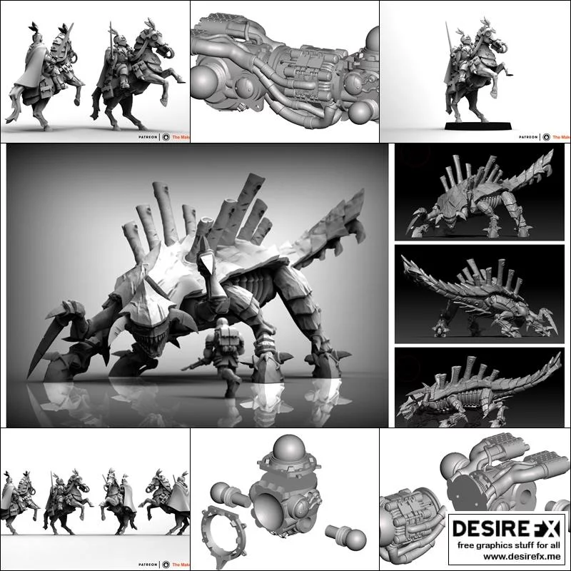 创客文化一月2020：3D打印动漫游戏角色模型|The Makers Cult January 2020 – 3D Print Model