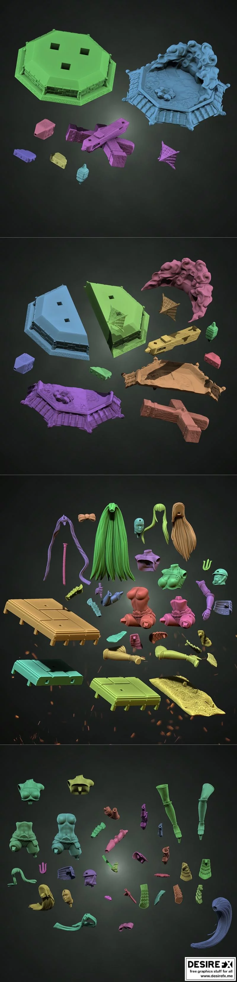 联盟——风暴兵武士 2-in-1 3D打印模型|Aliance – Stormtroper Samurai 2 in 1 – 3D Print Model