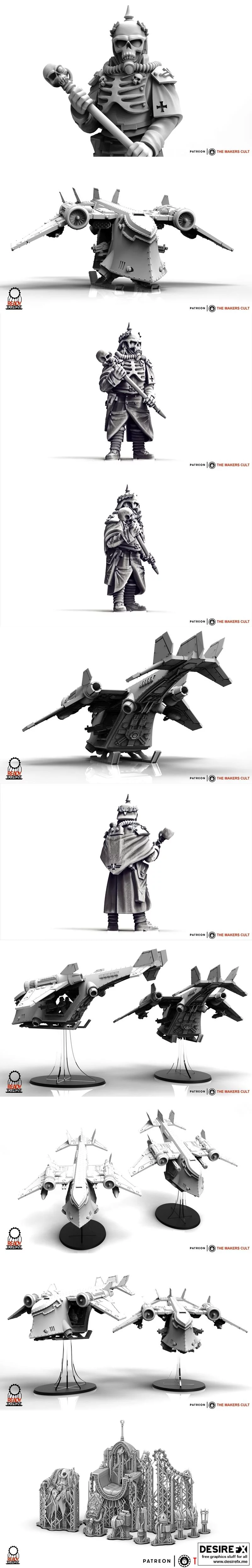 创客文化·2021年8月·3D打印模型：《造物者》角色设计集|The Makers Cult – August 2021 – 3D Print Model