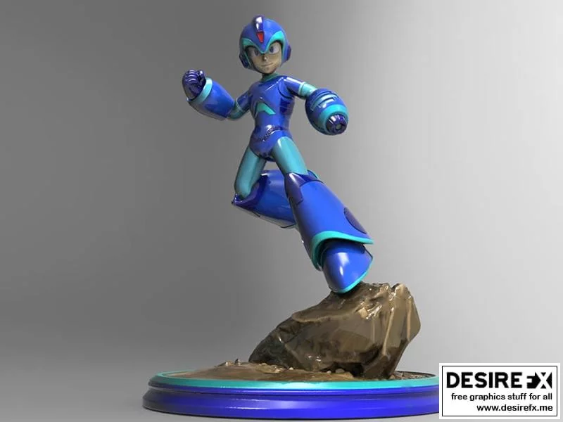 马力欧 3D打印模型|Megaman – 3D Print Model