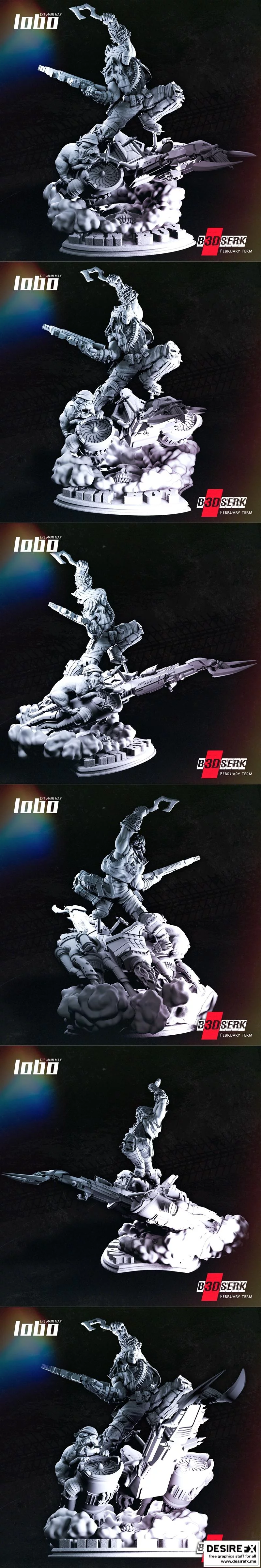 Lobo - 动漫游戏角色3D打印模型|Lobo – 3D Print Model