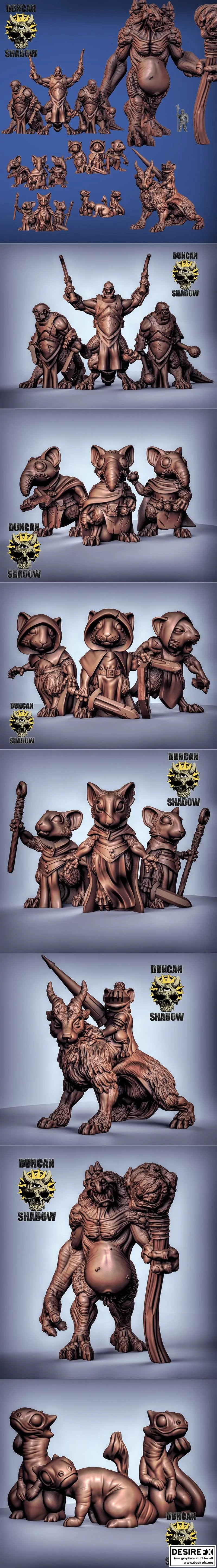 Duncan Shadow 7月新品发布：3D打印模型|Duncan Shadow – July Release – 3D Print Model