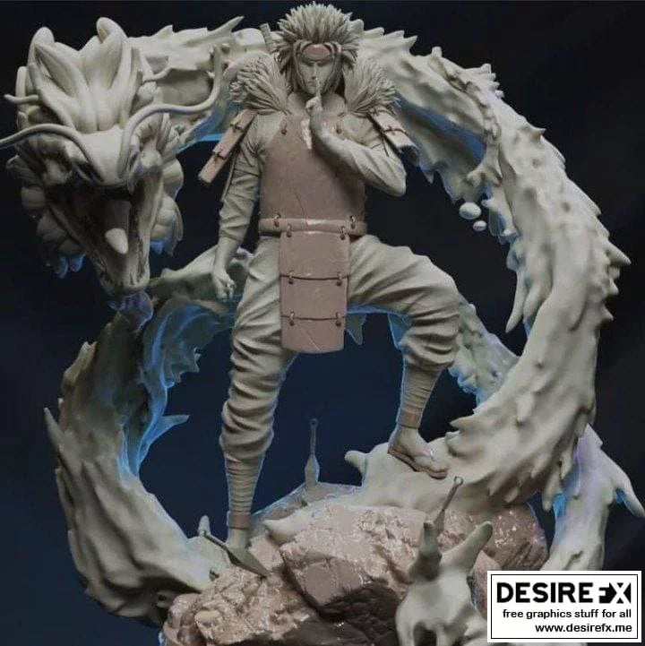 Tobirama 3D打印模型：火影忍者宇智波斑角色模型|Tobirama – Naruto – 3D Print Model
