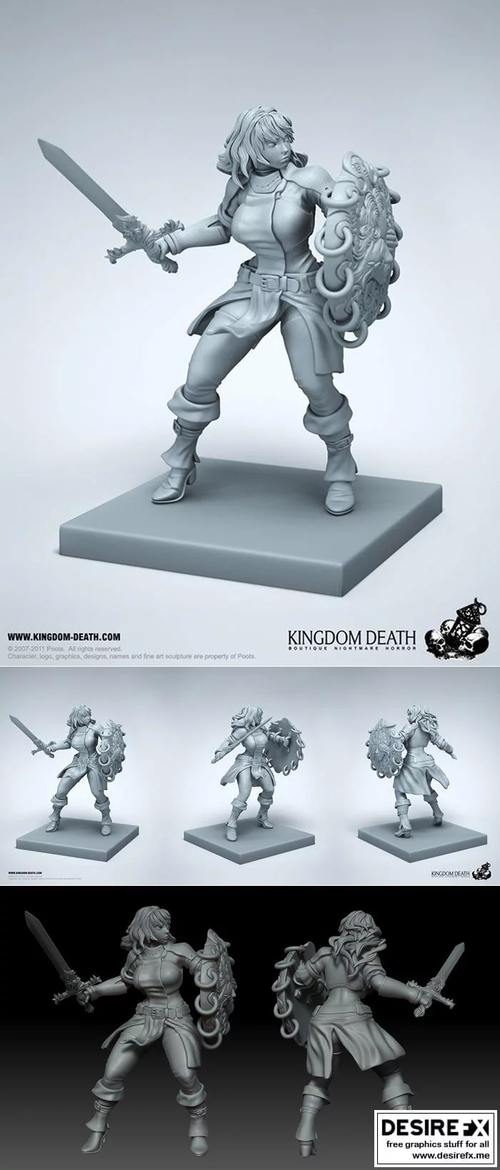 Aya 3D打印模型|Aya – Before The Wall – 3D Print Model