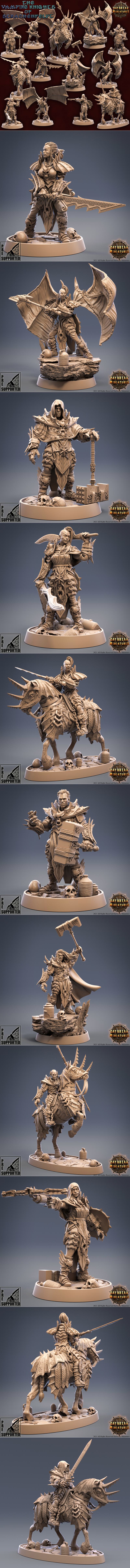 吸血鬼与骑士：破晓时刻 3D打印模型|Vampire and Knights Daybreak – 3D Print Model