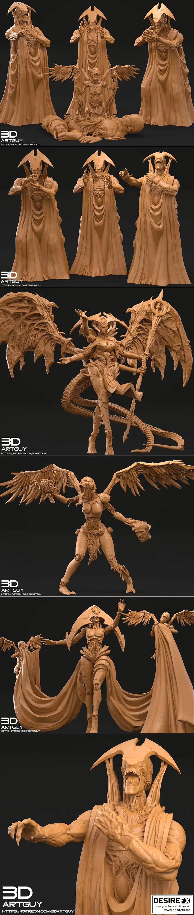 暗黑统一 – 3D打印模型|Dark Unity – 3D Print Model