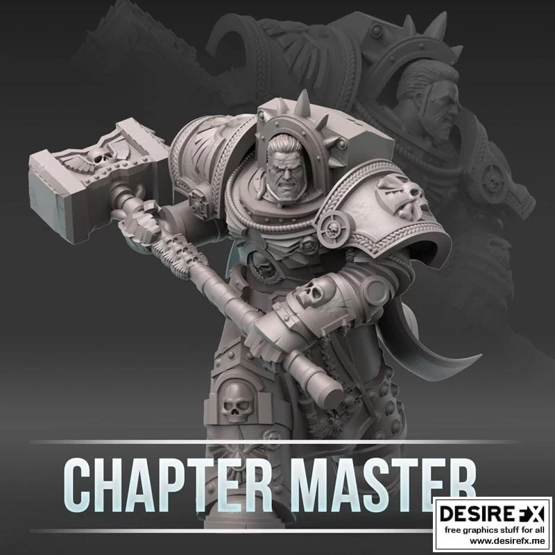 章Master-3D打印模型-动漫游戏角色|Chapter Master – 3D Print Model