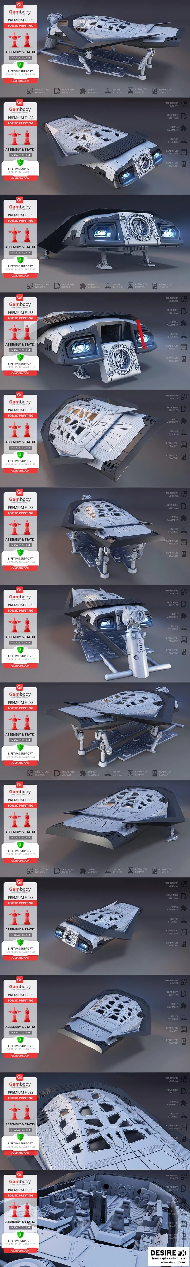 星际护航者——3D打印模型|Interstellar Ranger – 3D Print Model