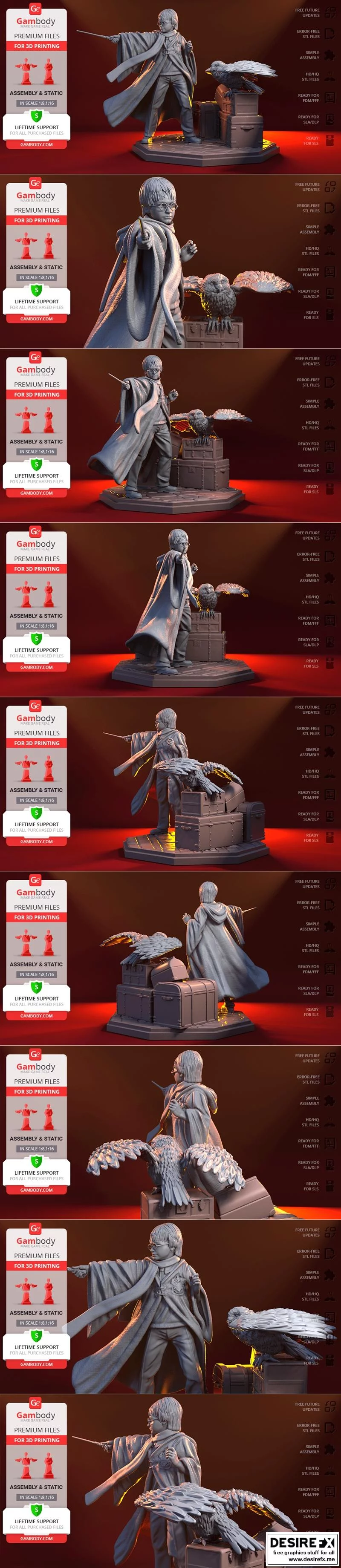 哈利-3D打印模型|Harry – 3D Print Model