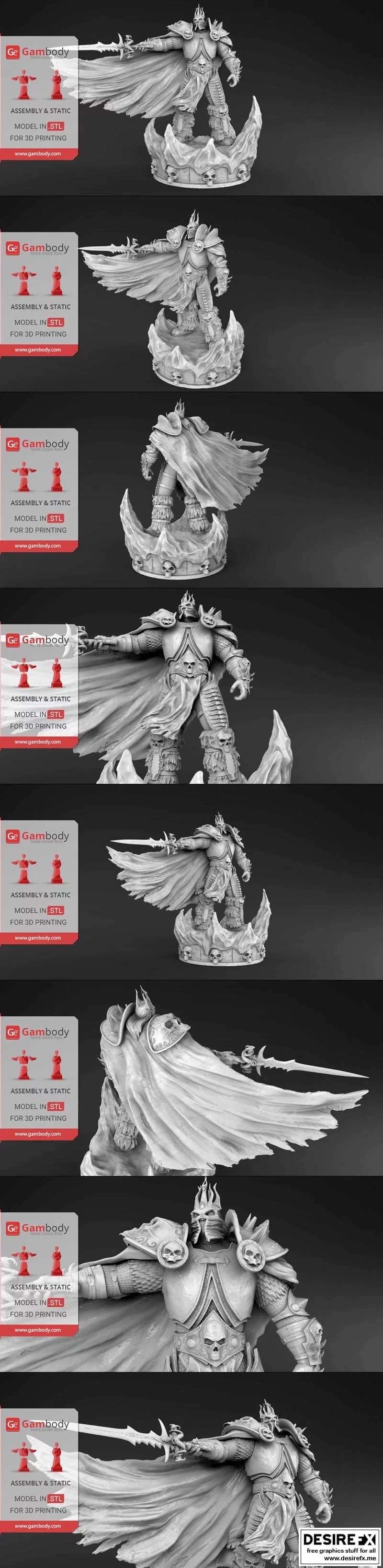 巫妖王之怒 3D打印模型|Wrath of the Lich King – 3D Print Model