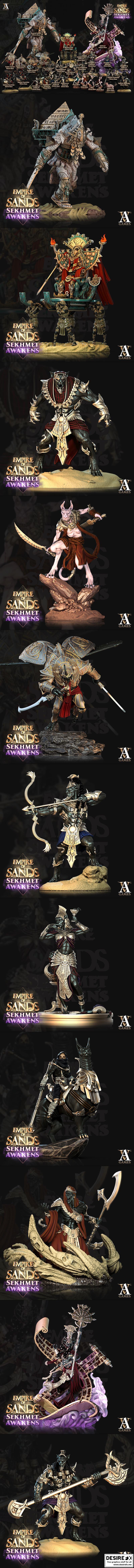 沙海帝国——3D打印模型|Empire of the Sands – 3D Print Model