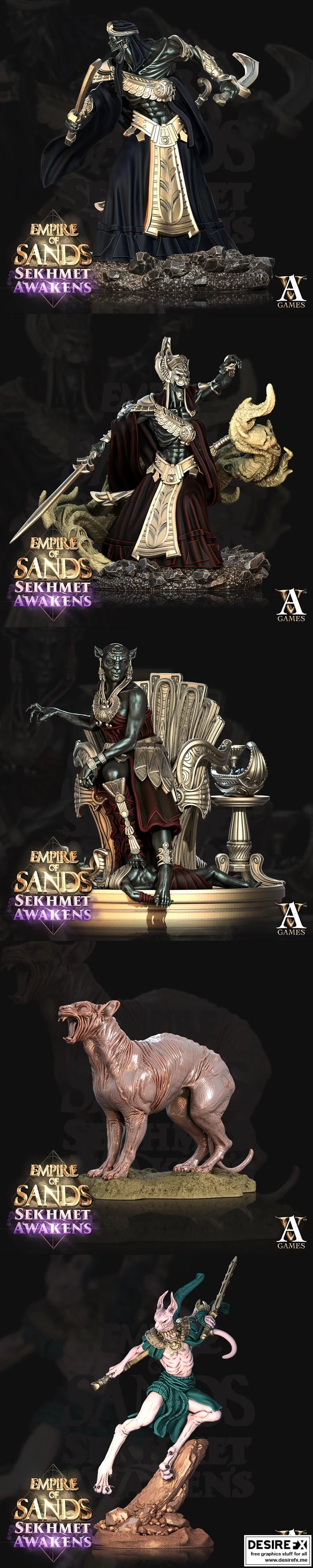 沙海帝国——3D打印模型|Empire of the Sands – 3D Print Model