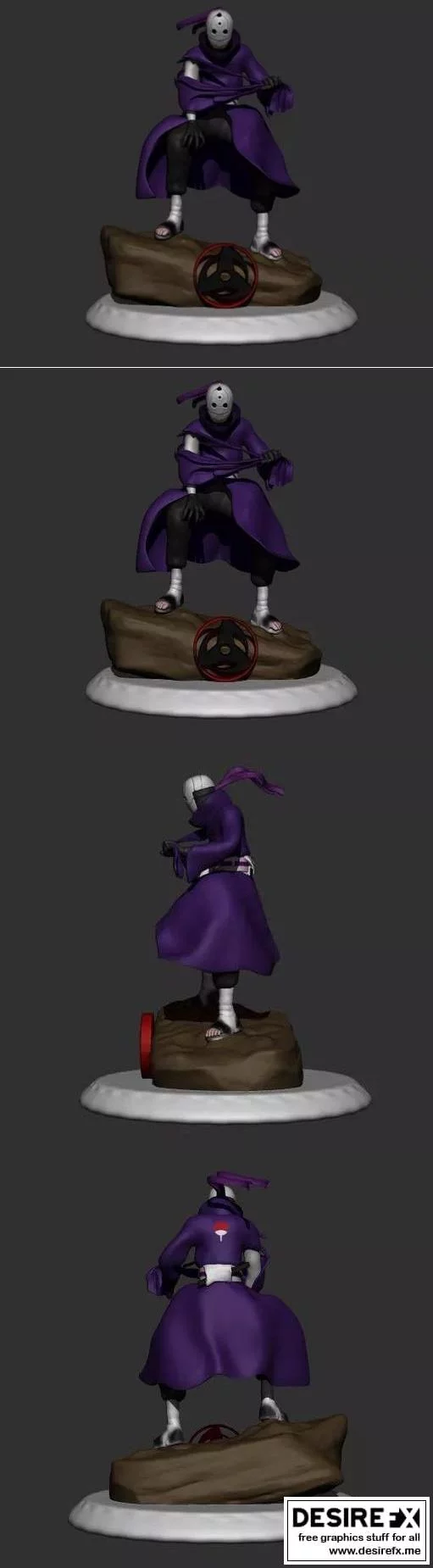 漩涡鸣人 3D打印模型|Obito naruto – 3D Print Model
