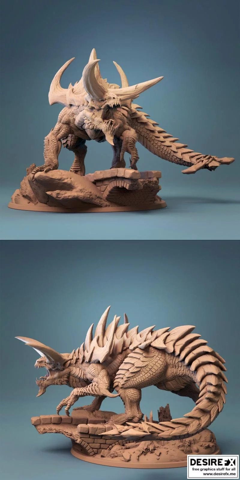 塔拉斯克 3D打印模型|Tarasque – 3D Print Model