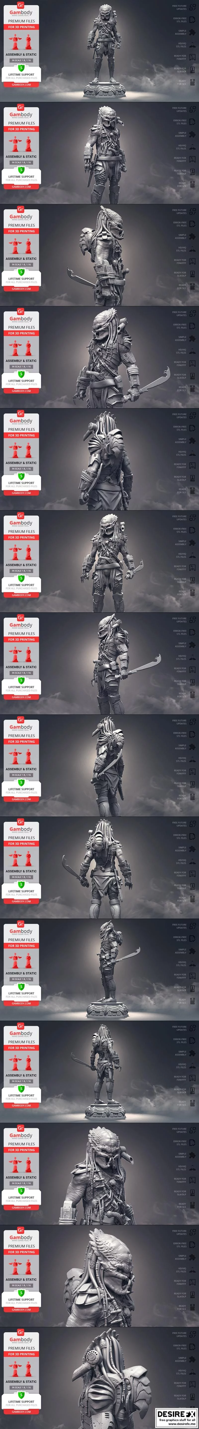 老年猎手——3D打印模型|Elder Predator – 3D Print Model