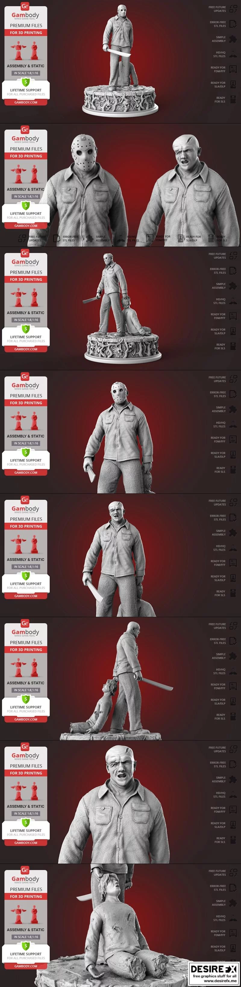 杰森·沃赫里斯 3D打印模型|Jason Voorhees – 3D Print Model