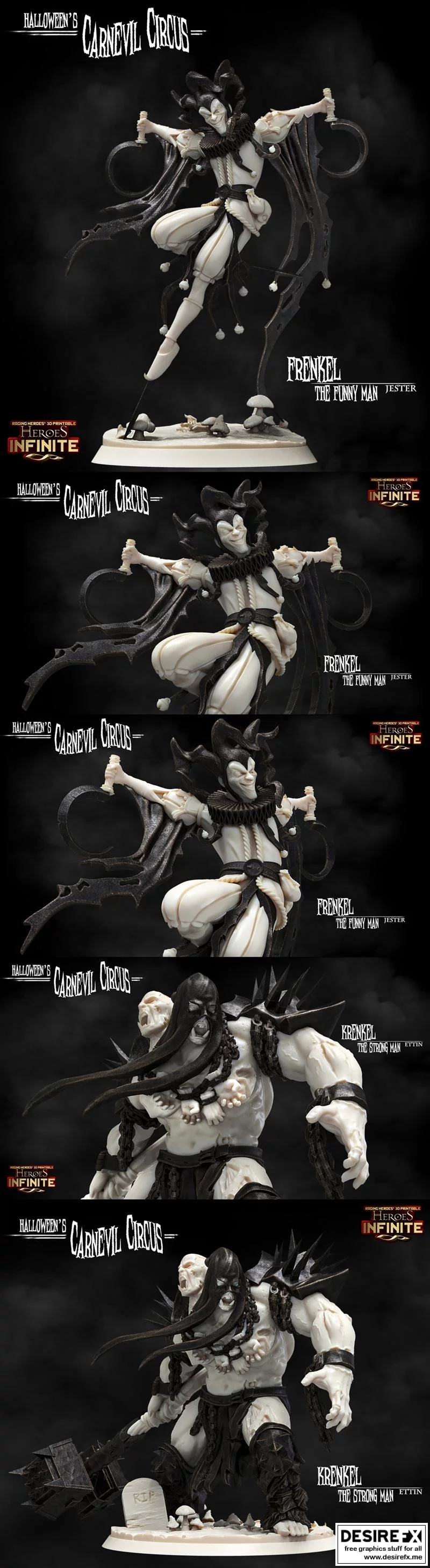 克伦克尔与弗伦克尔：致命又搞笑的双人组合——3D打印模型|Krenkel And Frenkel The Deadly Funny Duo – 3D Print Model