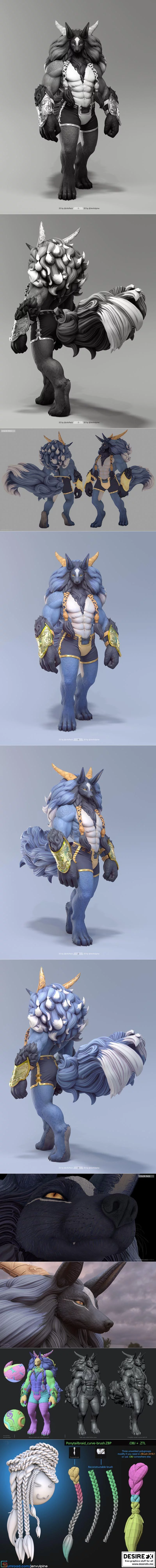 动漫《咒术回战》角色虎杖悠仁3D打印模型|