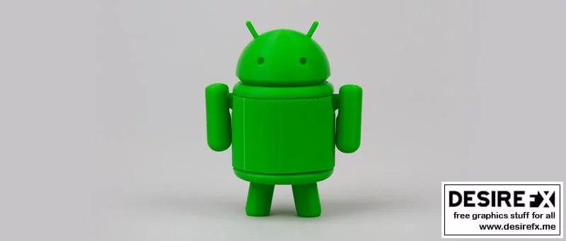 可折叠安卓机器人 3D打印模型|Foldable Android Robot – 3D Print Model