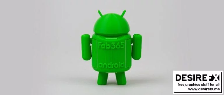 可折叠安卓机器人 3D打印模型|Foldable Android Robot – 3D Print Model