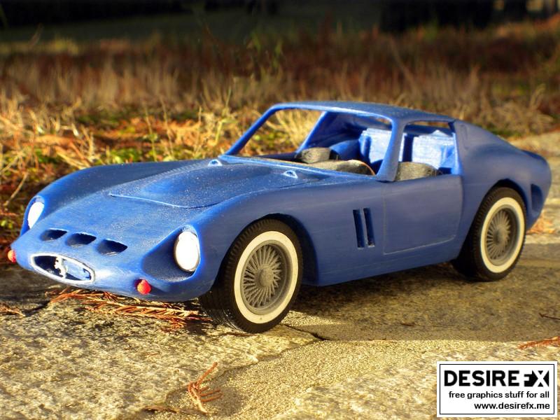 法拉利250 GTO 3D打印模型|Ferrari 250 GTO – 3D Print Model