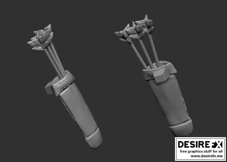 3D打印女弓箭手模型|Female Archer – 3D Print Model