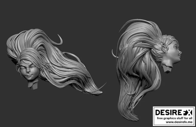 3D打印女弓箭手模型|Female Archer – 3D Print Model