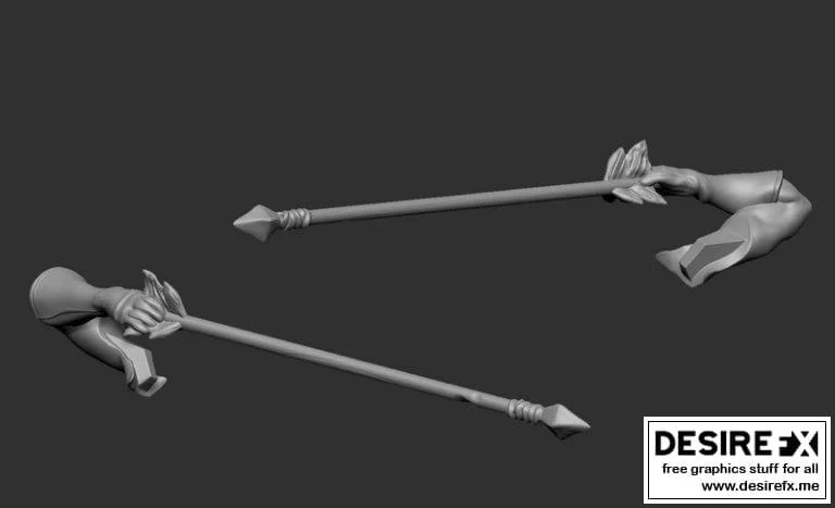 3D打印女弓箭手模型|Female Archer – 3D Print Model