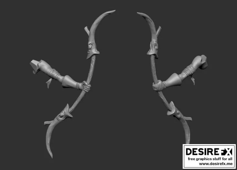 3D打印女弓箭手模型|Female Archer – 3D Print Model