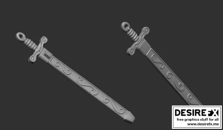 3D打印女弓箭手模型|Female Archer – 3D Print Model