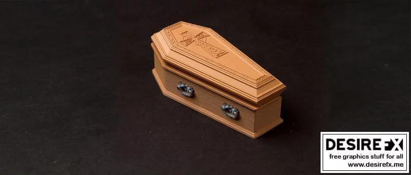 德古拉棺材 – 3D打印模型|Dracula Coffin – 3D Print Model