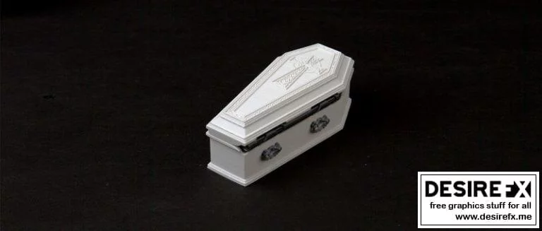 德古拉棺材 – 3D打印模型|Dracula Coffin – 3D Print Model