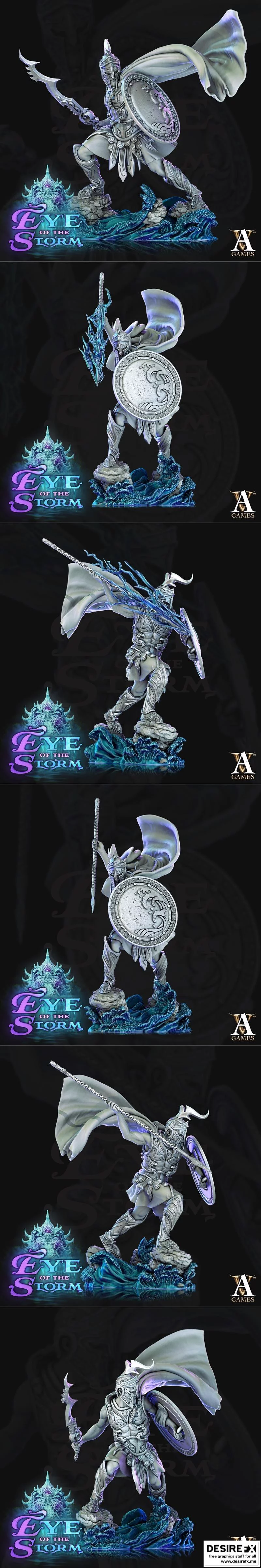 风暴巨像重装步兵——3D打印模型|Storm Giant Hoplites – 3D Print Model