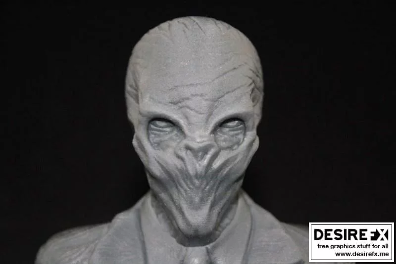 博士之家-静默破灭-3D打印模型|Dr. Who-Silence Bust – 3D Print Model