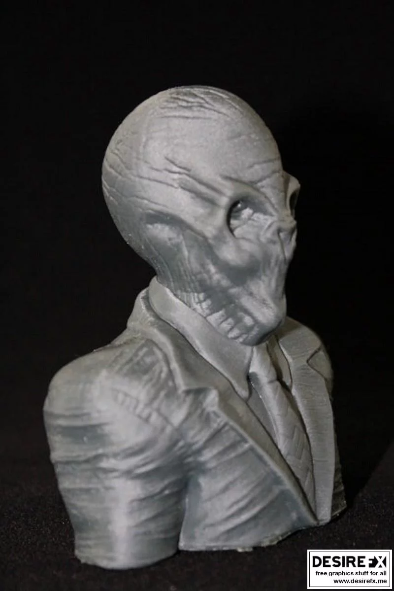 博士之家-静默破灭-3D打印模型|Dr. Who-Silence Bust – 3D Print Model