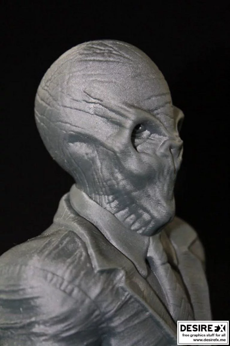 博士之家-静默破灭-3D打印模型|Dr. Who-Silence Bust – 3D Print Model
