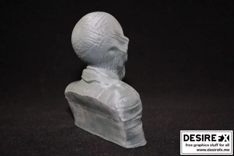 博士之家-静默破灭-3D打印模型|Dr. Who-Silence Bust – 3D Print Model