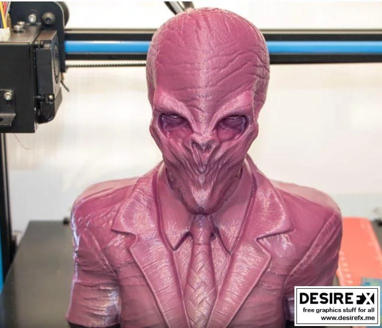 博士之家-静默破灭-3D打印模型|Dr. Who-Silence Bust – 3D Print Model