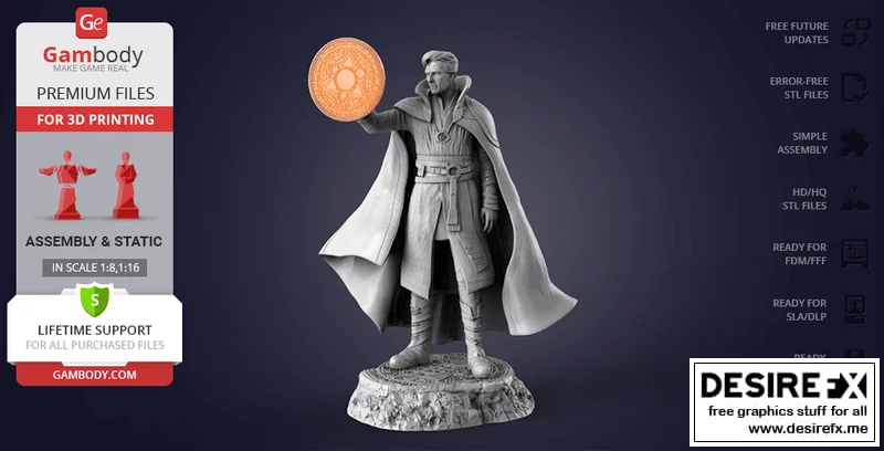 奇异博士 3D打印模型|Dr. Strange – 3D Print Model