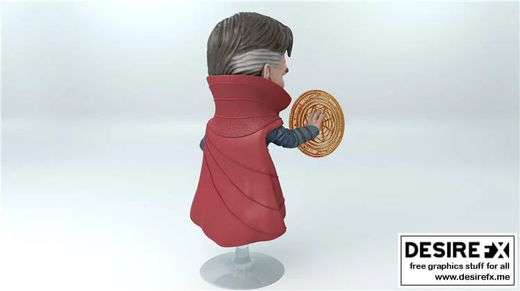 奇异博士迷你版3D打印模型|Dr. Strange Chibi – 3D Print Model