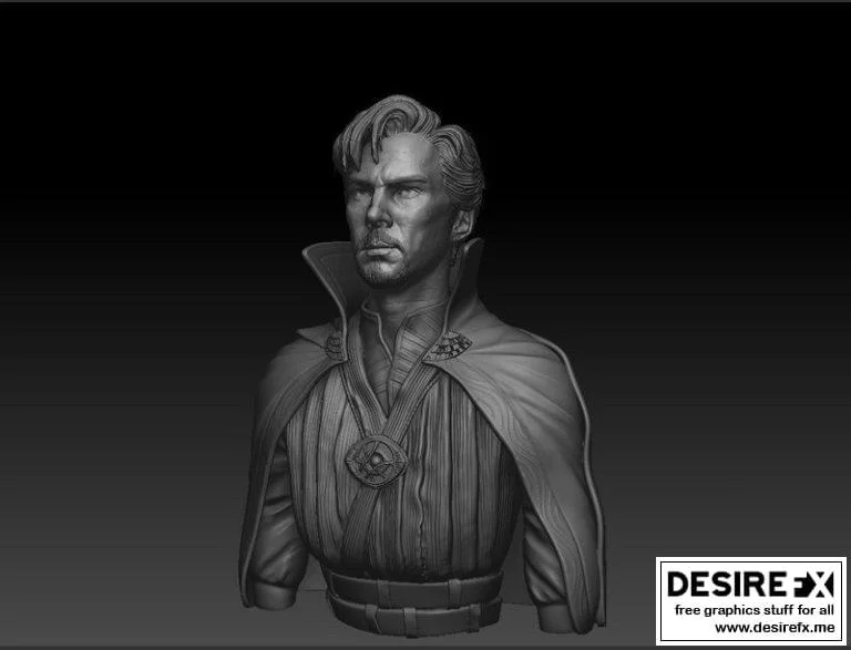 奇异博士3D打印模型|Dr. Strange Bust – 3D Print Model