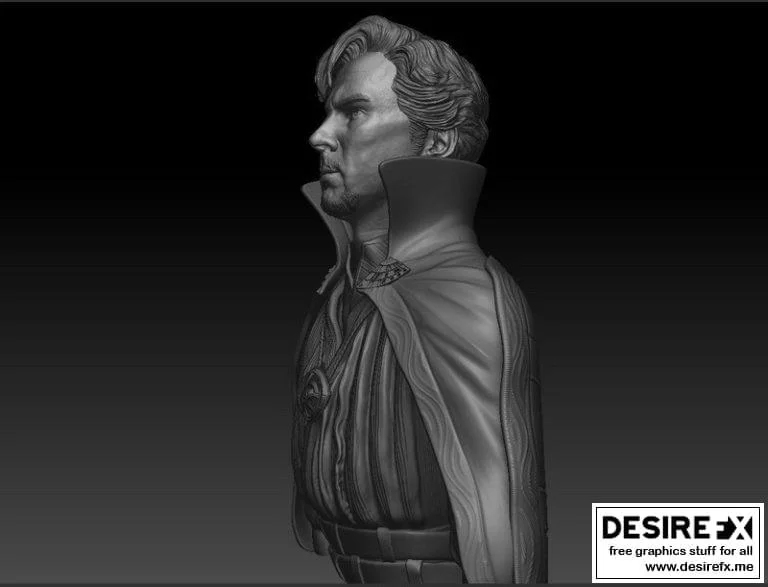 奇异博士3D打印模型|Dr. Strange Bust – 3D Print Model