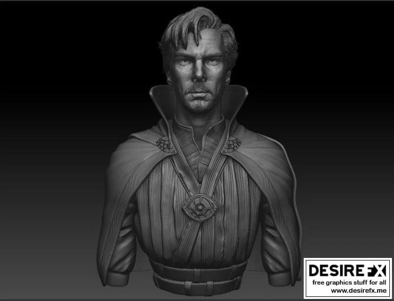 奇异博士3D打印模型|Dr. Strange Bust – 3D Print Model