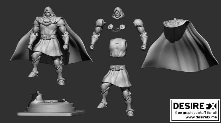 doom博士 3D打印模型|Dr. Doom – 3D Print Model