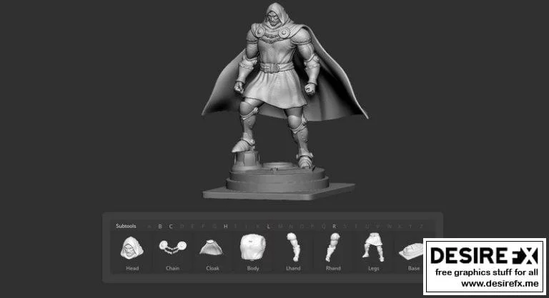 doom博士 3D打印模型|Dr. Doom – 3D Print Model