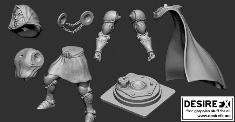 doom博士 3D打印模型|Dr. Doom – 3D Print Model