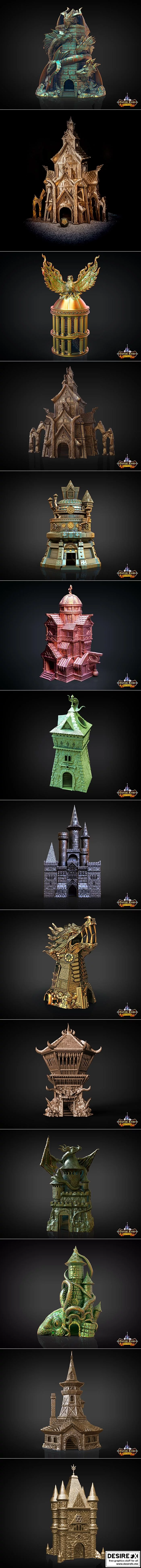 命运终章收藏系列 - 动漫游戏角色3D打印模型|Fates End Collection – 3D Print Model