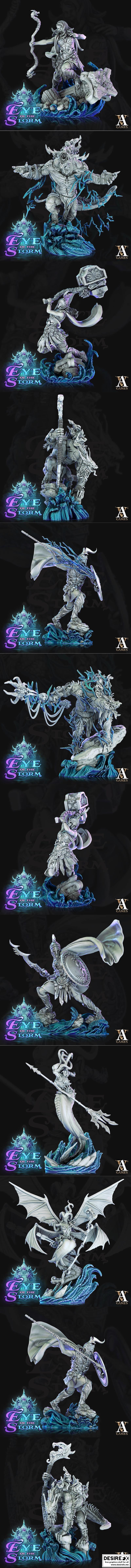 风暴——3D打印模型：赛博格战士|Storm – 3D Print Model