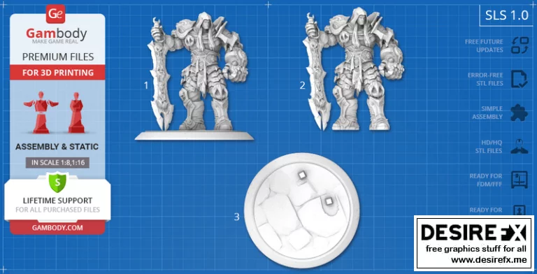 Darksiders – War – 3D Print Model